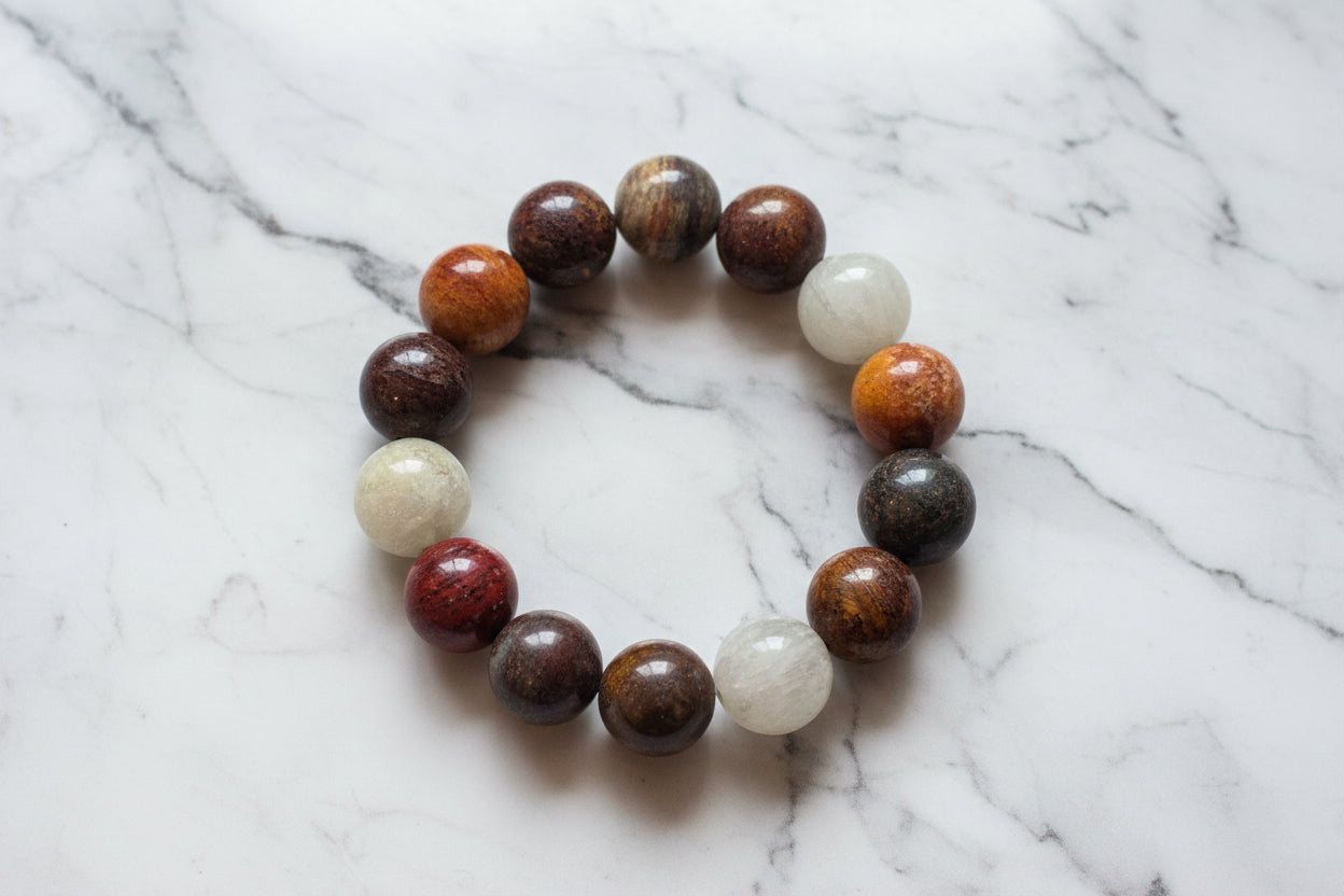 Four Seasons Colorful Phantom Quartz Bracelet