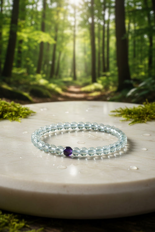 Child's Aquamarine Gemstone Bracelet
