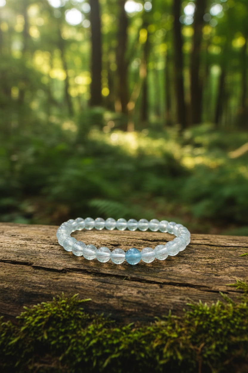 Children's Aquamarine Bracelet