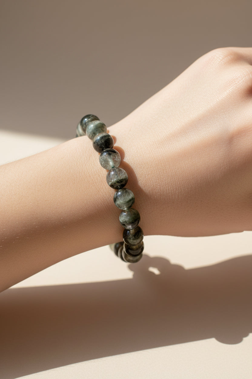 Green Phantom Quartz Prosperity Bracelet