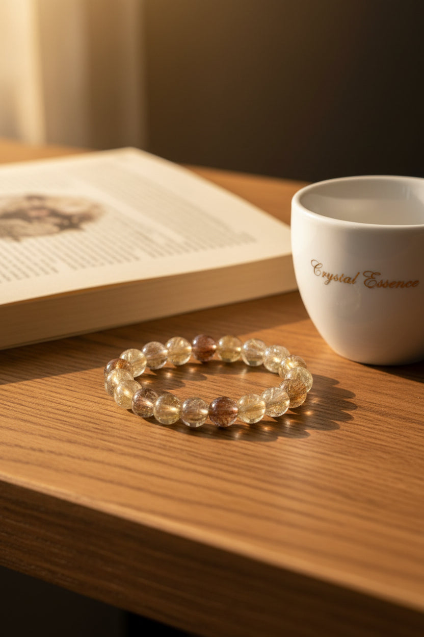 Titanium Crystal Energy Bracelet