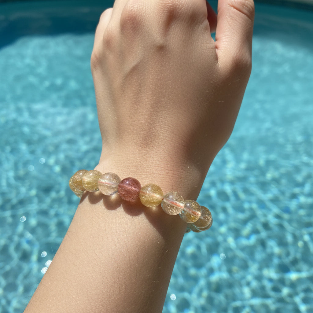 Titanium Crystal Energy Bracelet