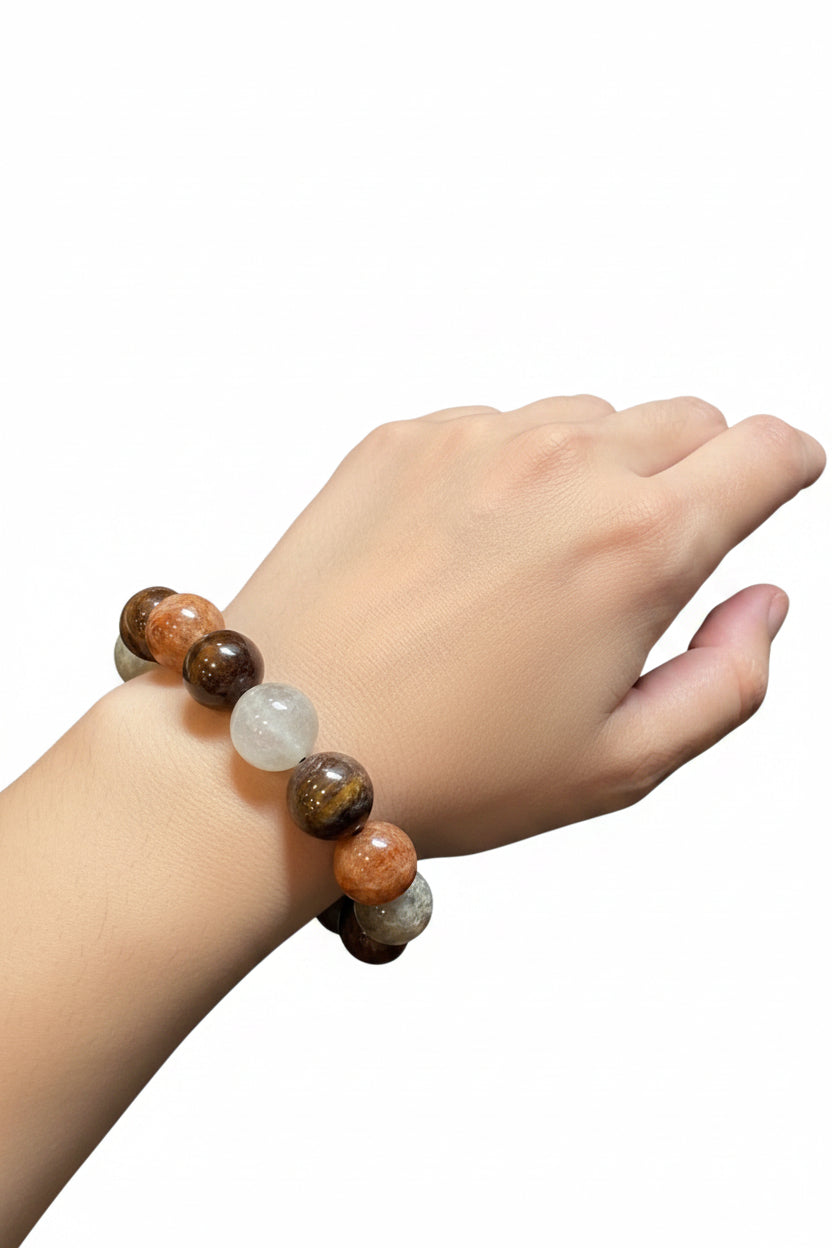 Four Seasons Colorful Phantom Quartz Bracelet