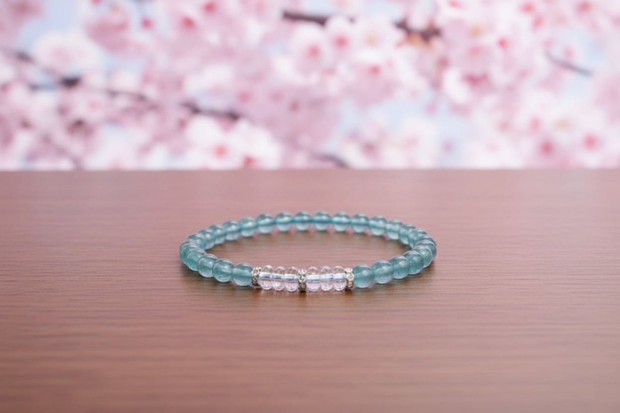 Children's Aquamarine Tranquility Bracelet