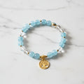 Serene Elegance Aquamarine Bracelet