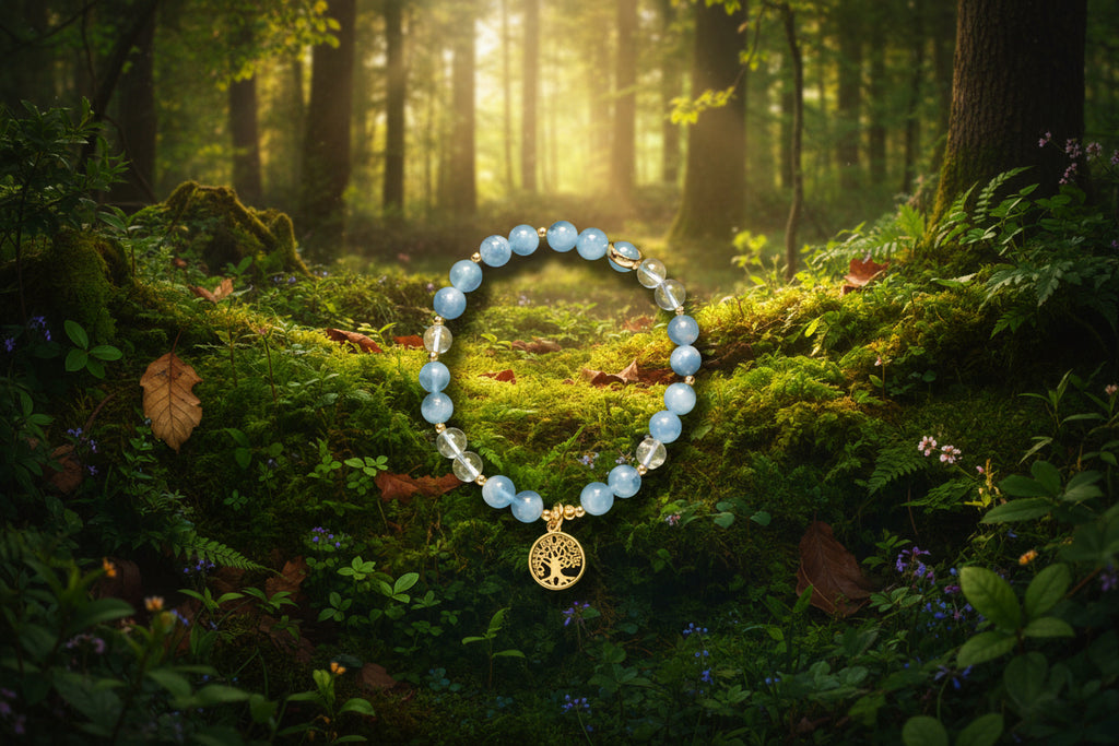 Serene Elegance Aquamarine Bracelet