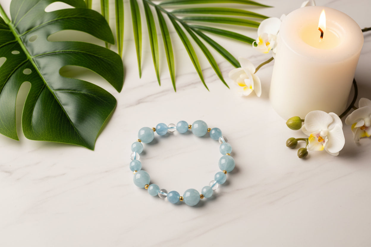 Exquisite Aquamarine Bracelet