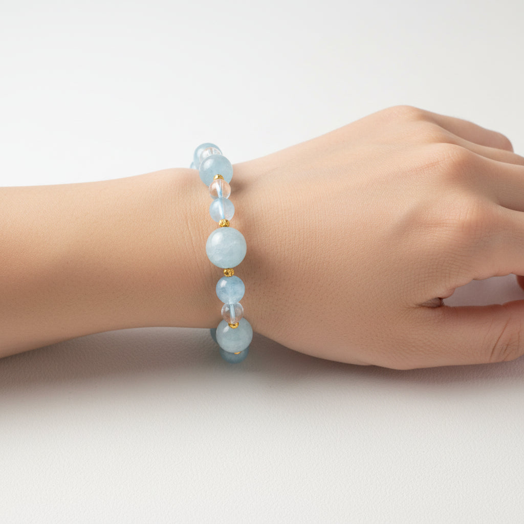 Exquisite Aquamarine Bracelet