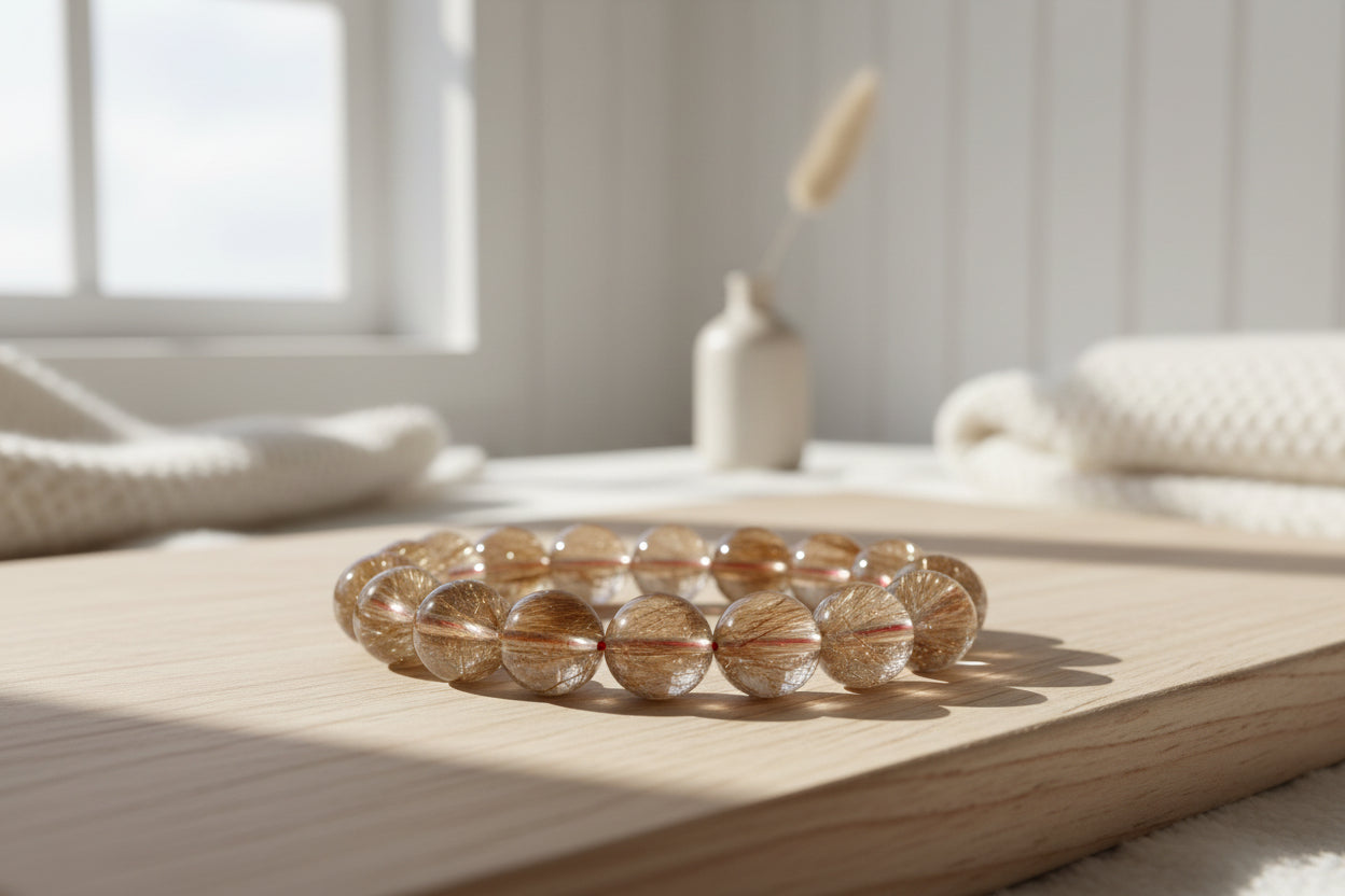 Titanium Crystal Energy Bracelet