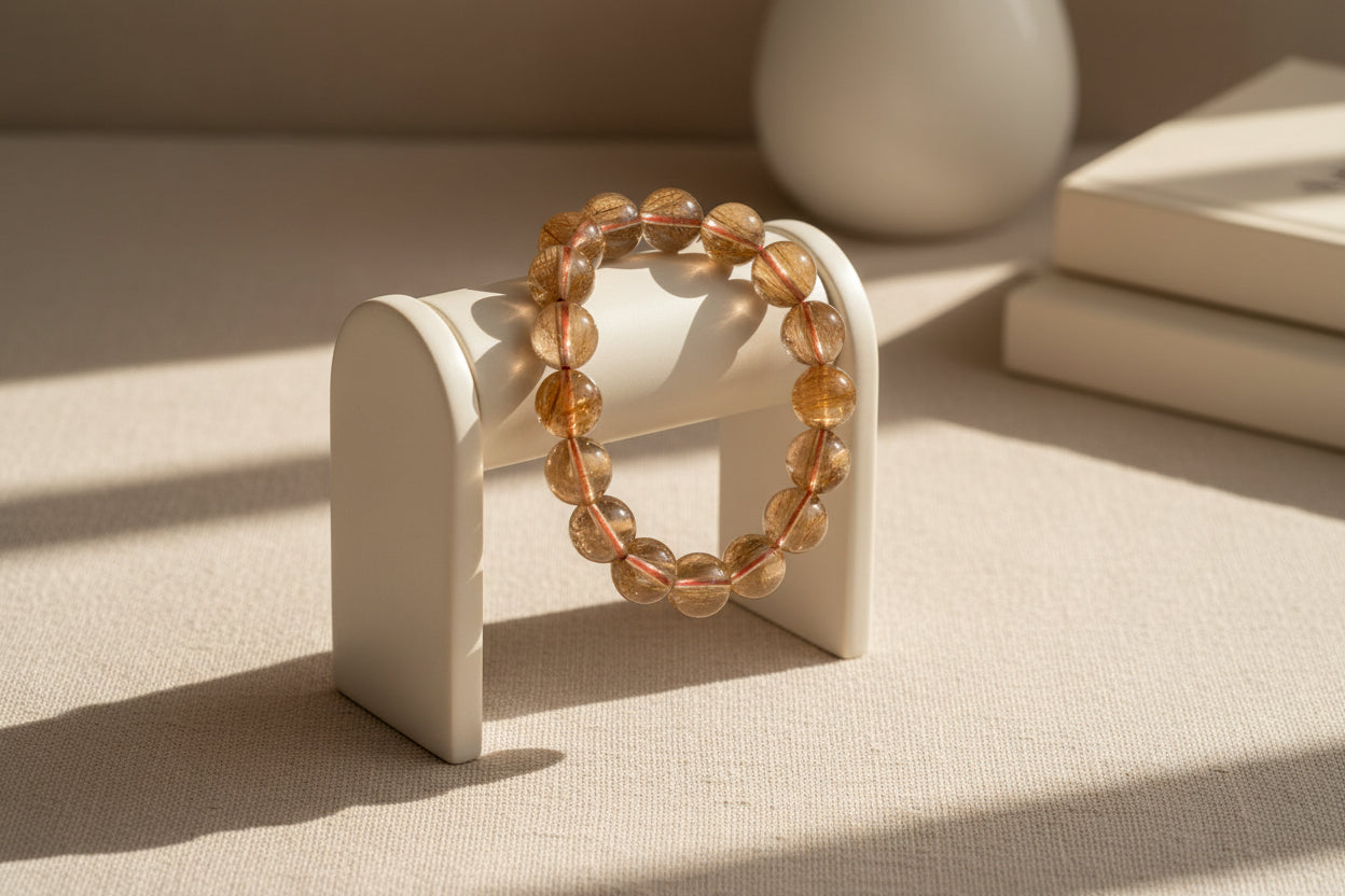 Titanium Crystal Energy Bracelet