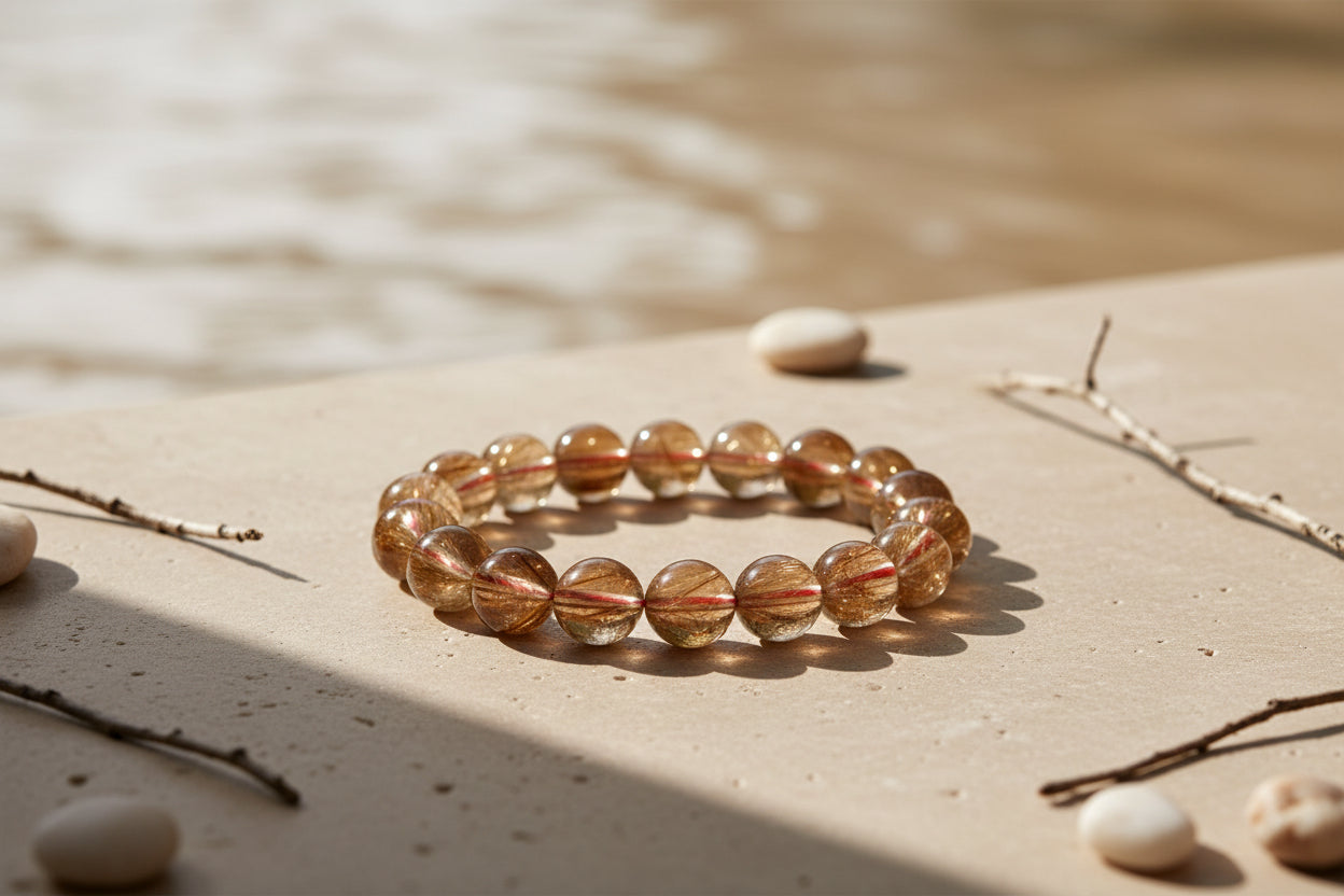 Titanium Crystal Energy Bracelet