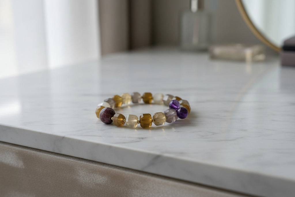 Wealth Attracting Yellow Agate Bracelet