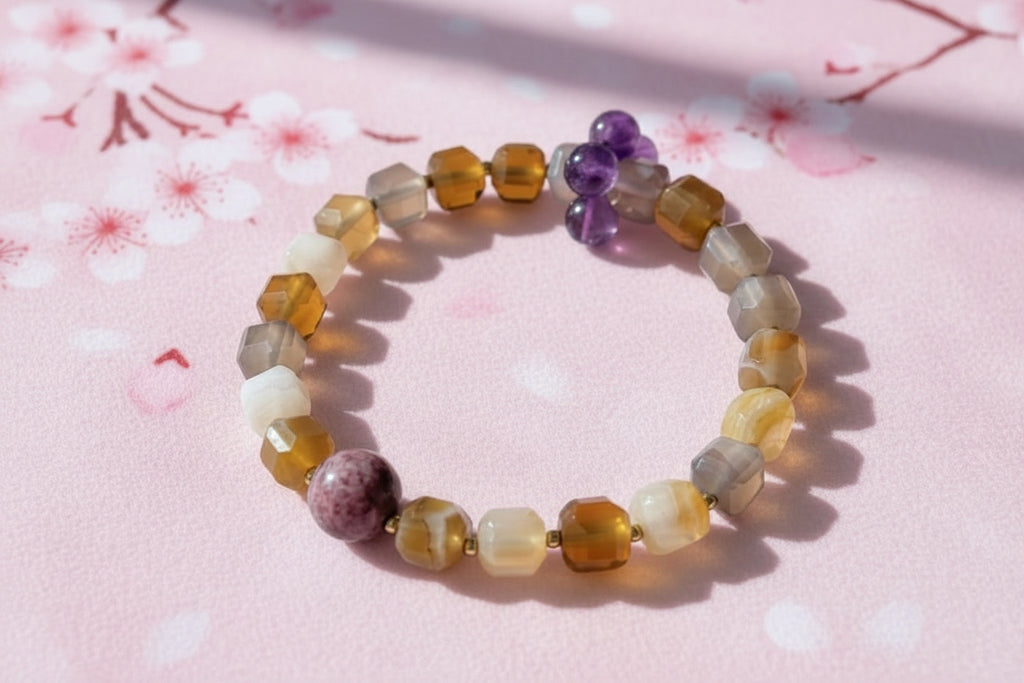 Wealth Attracting Yellow Agate Bracelet