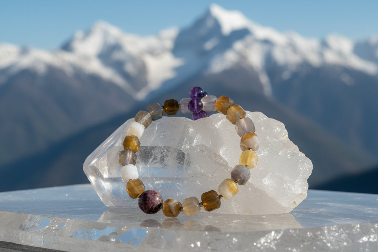 Wealth Attracting Yellow Agate Bracelet