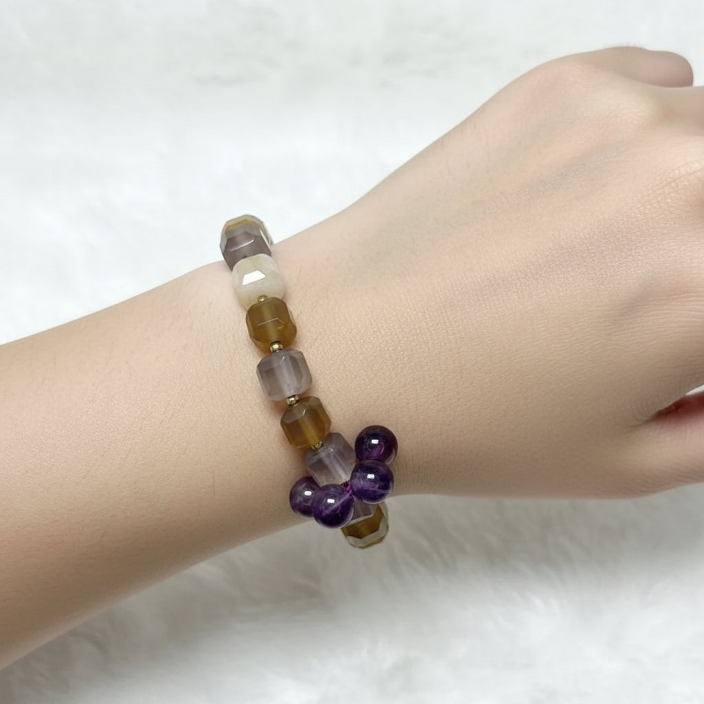 Wealth Attracting Yellow Agate Bracelet