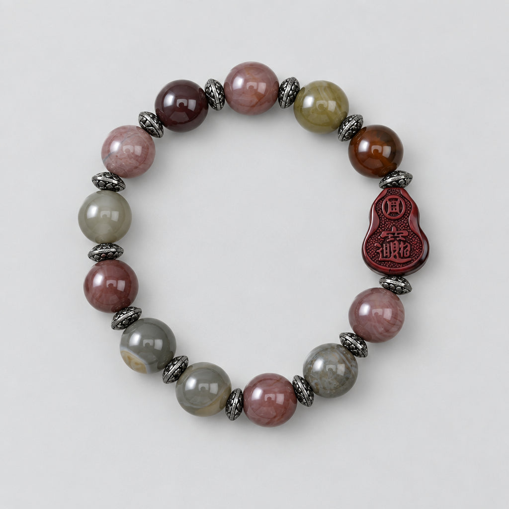 Alashan Agate Serenity Bracelet