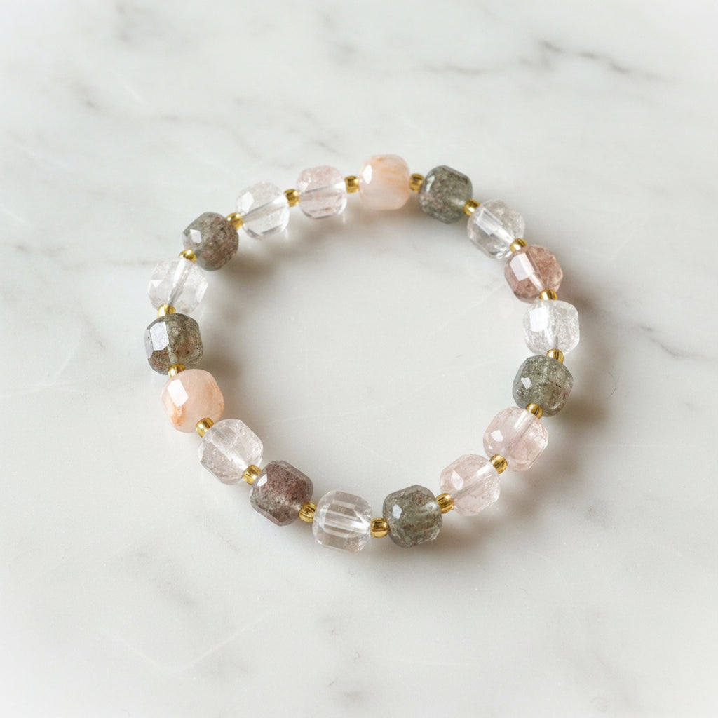 Green Phantom Quartz Bracelet