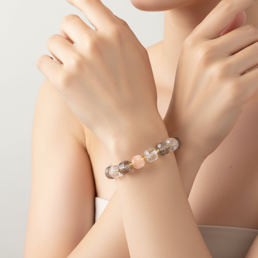Green Phantom Quartz Bracelet