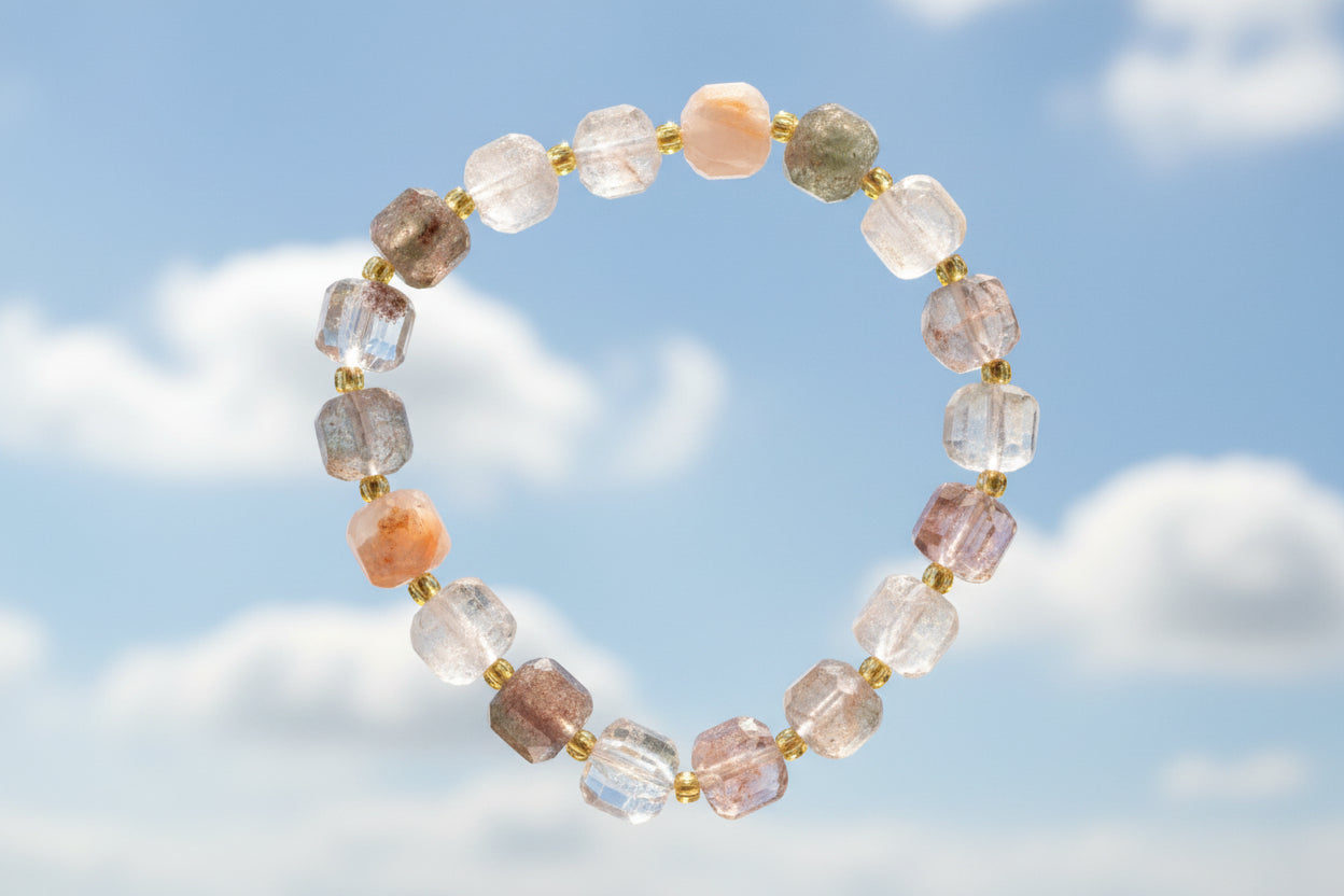Green Phantom Quartz Bracelet