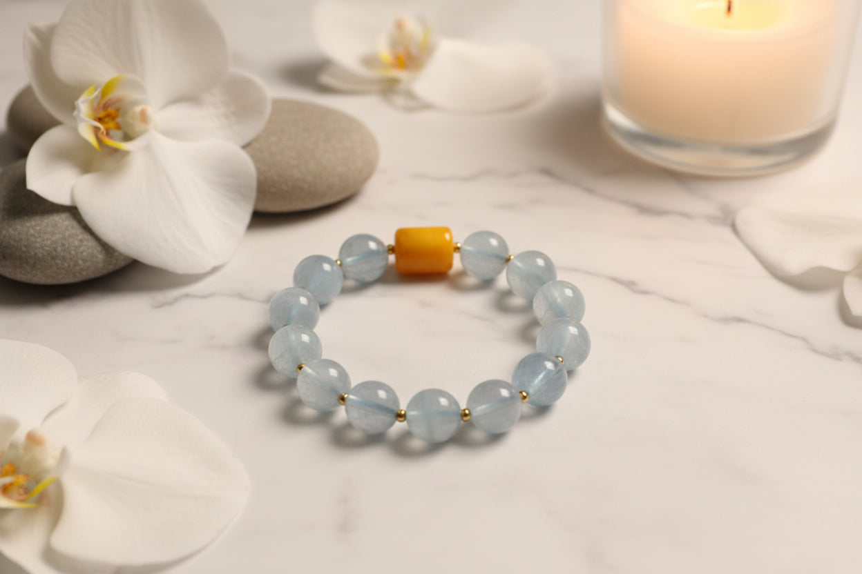 Elegant Blue Nitrite Bracelet