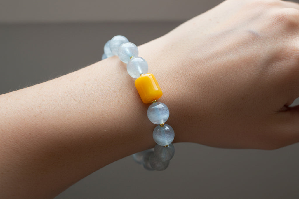Elegant Blue Nitrite Bracelet