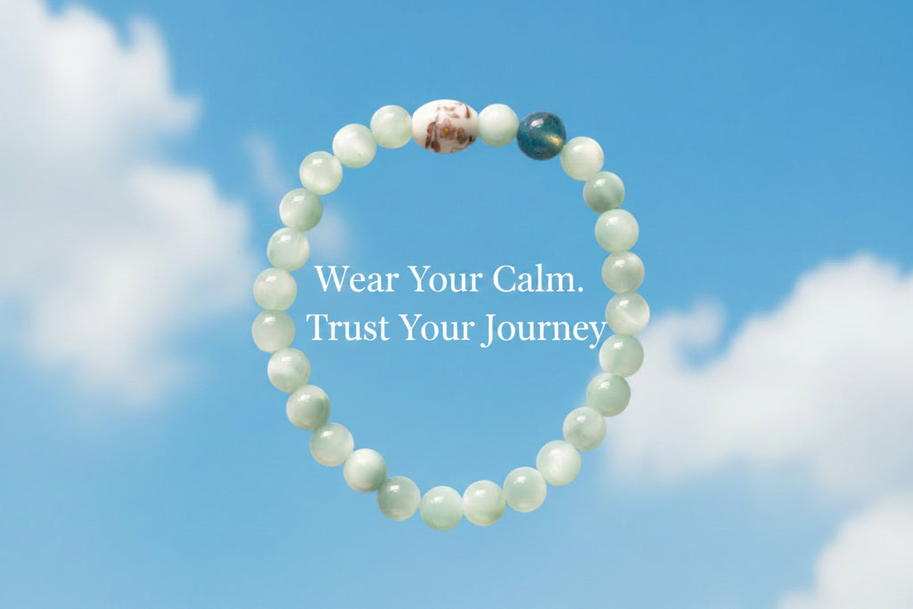 Harmony Prehnite & Lapis Lazuli Bracelet
