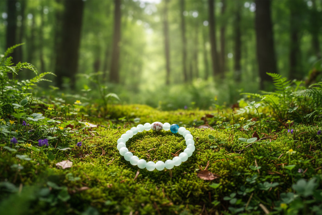 Harmony Prehnite & Lapis Lazuli Bracelet