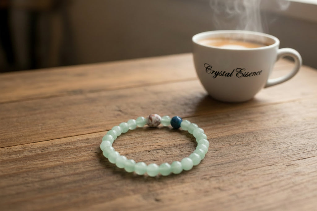 Harmony Prehnite & Lapis Lazuli Bracelet