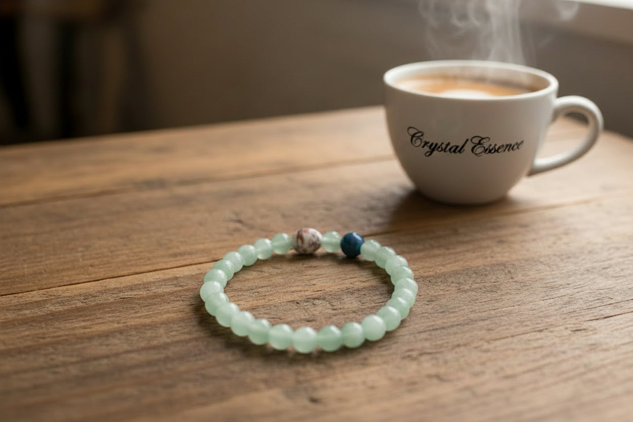 Harmony Prehnite & Lapis Lazuli Bracelet
