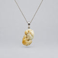 Pixiu Chrysanthemum Jade Necklace