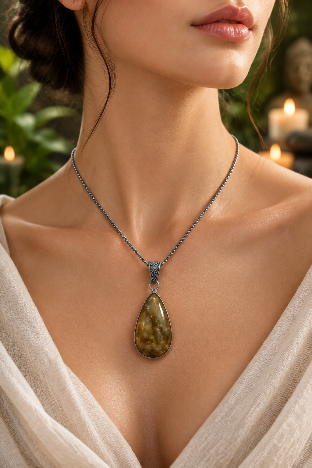 Titanium Pendant Necklace