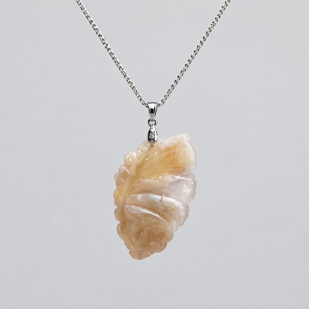 Xinghua Chalcedony Pendant Necklace
