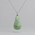 Natural Burmese Jade Necklace (Kuan Yin)