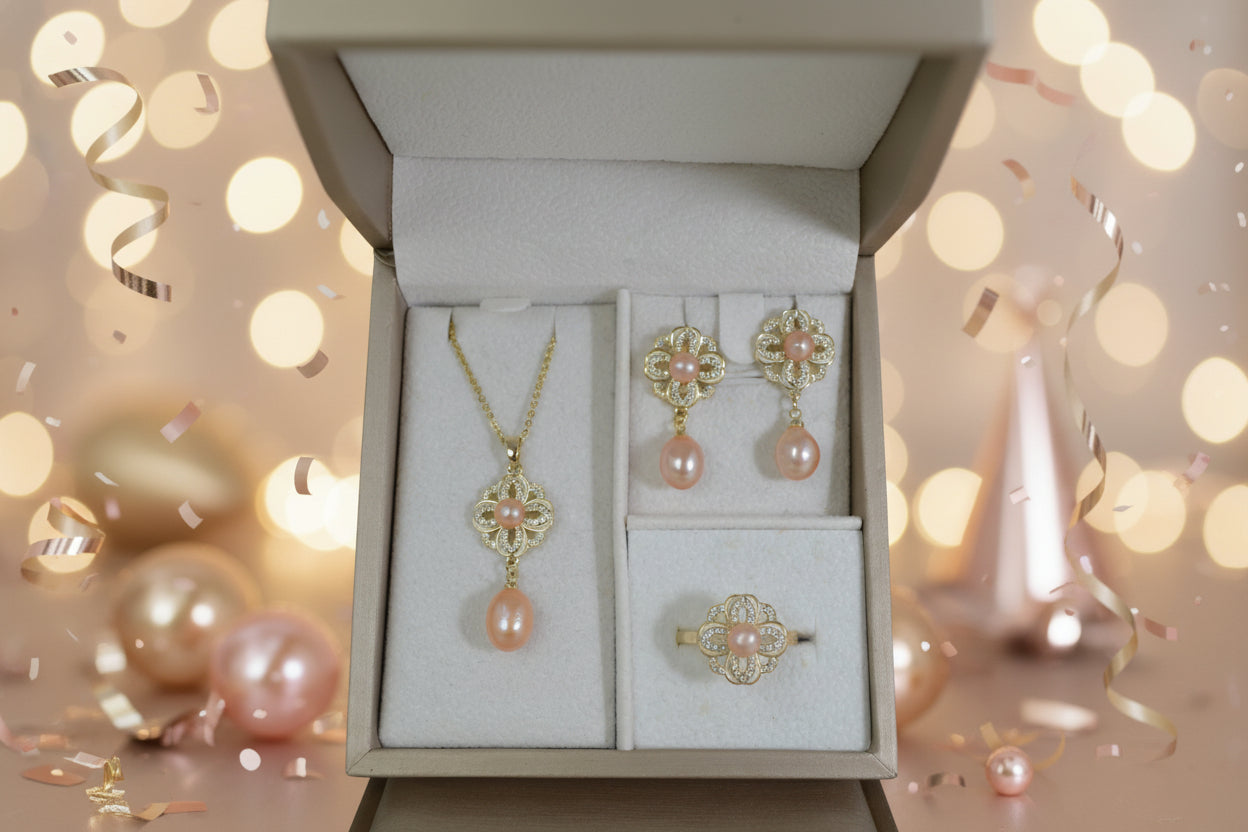 Exquisite Pearl Jewelry Set