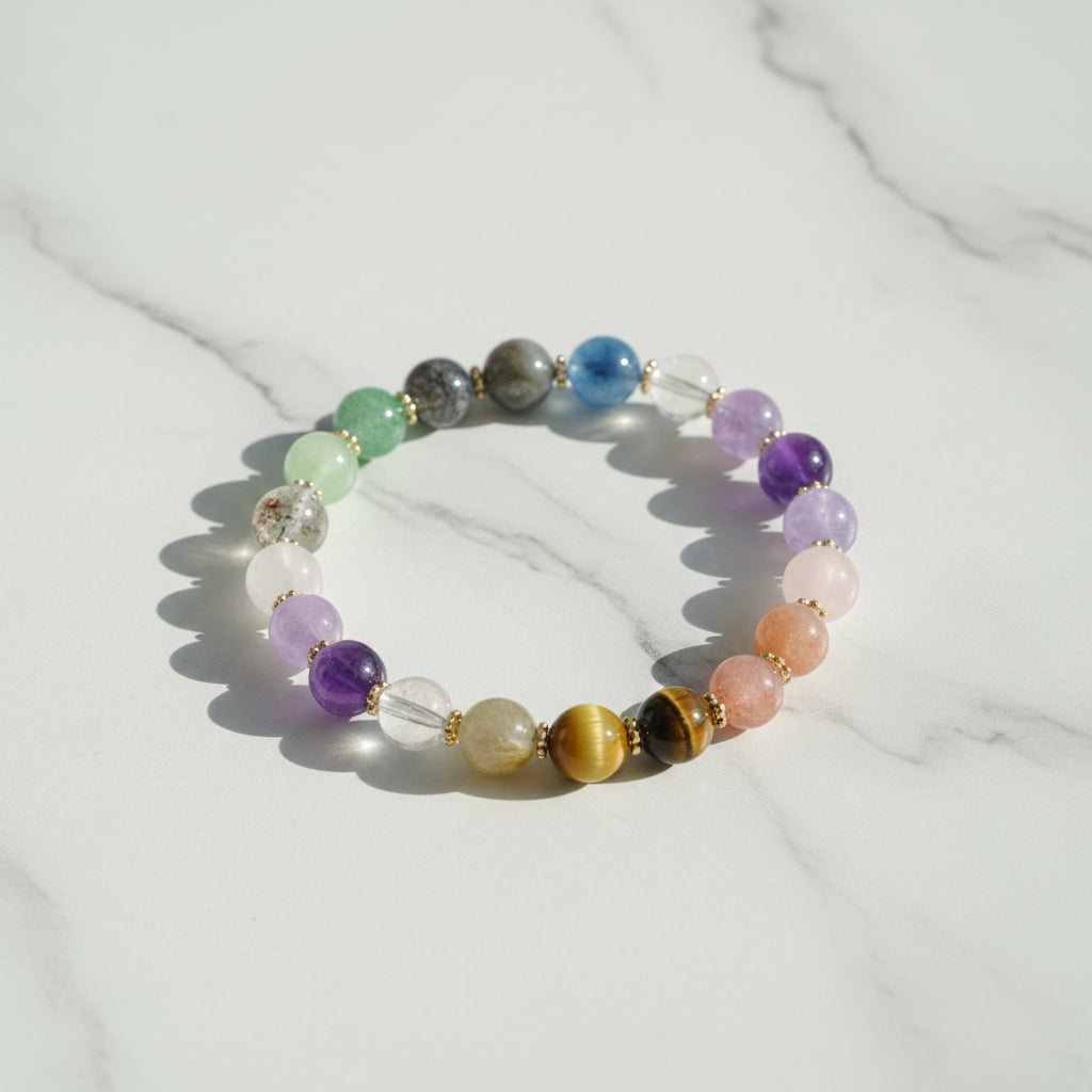 Clear Mixed Crystal Bracelet