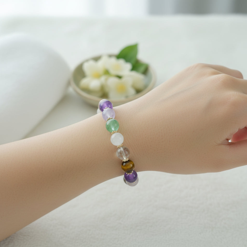 Clear Mixed Crystal Bracelet