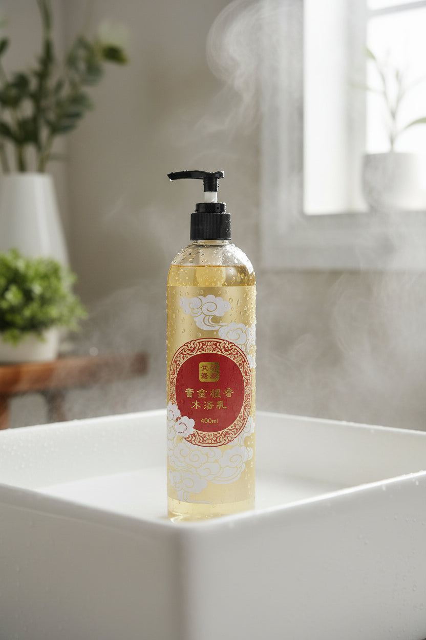 Golden Sandalwood Shower Cream / Body Wash (黃金檀香沐浴乳)