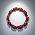 Dragon Turtle Cinnabar Bracelet (Ingot)