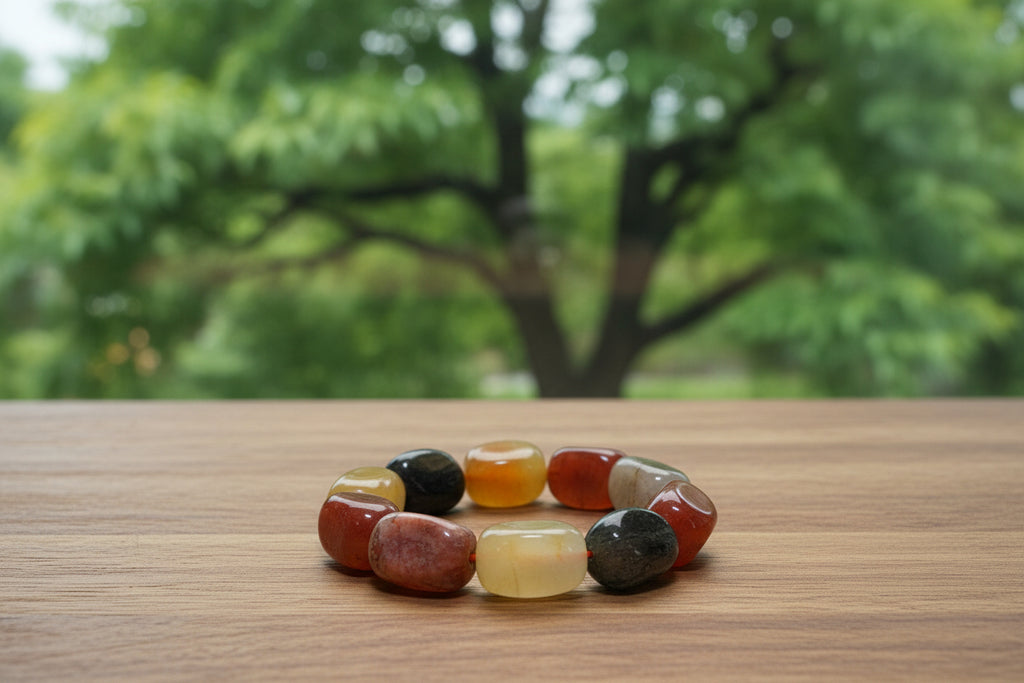 Golden Thread Jade Bracelet