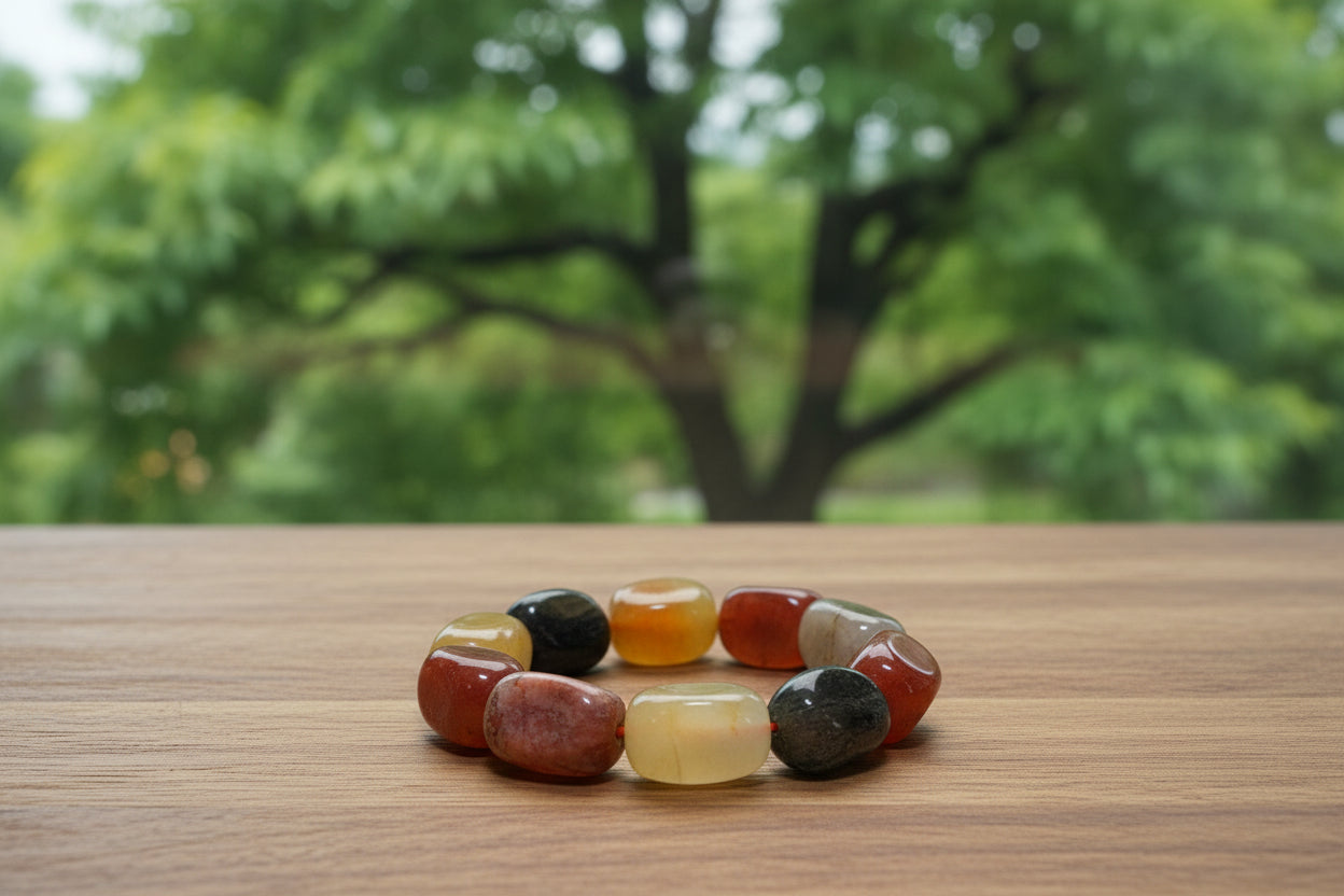 Golden Thread Jade Bracelet