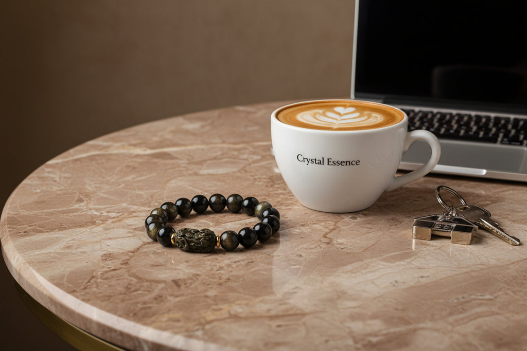 Golden Obsidian Pixiu Bracelet
