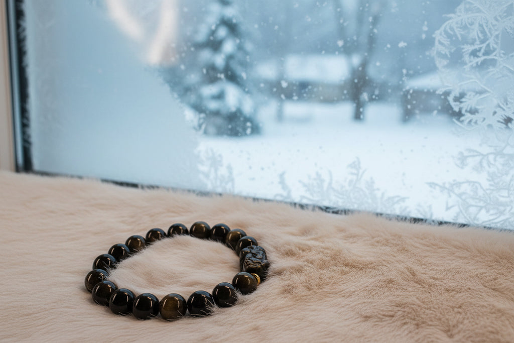 Golden Obsidian Pixiu Bracelet