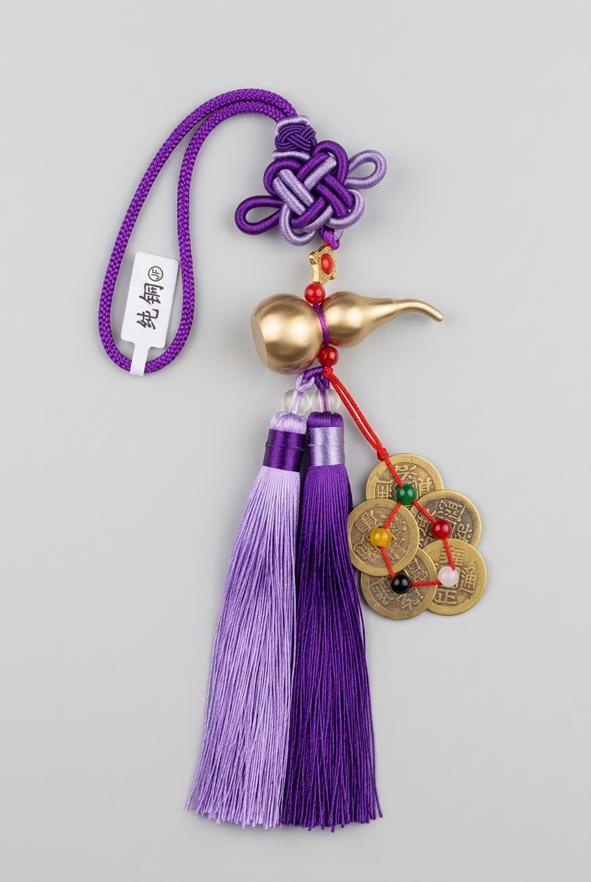 Copper Gourd Feng Shui Charm