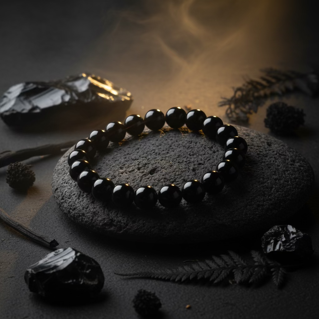 Obsidian Crystal Bracelet (10M)