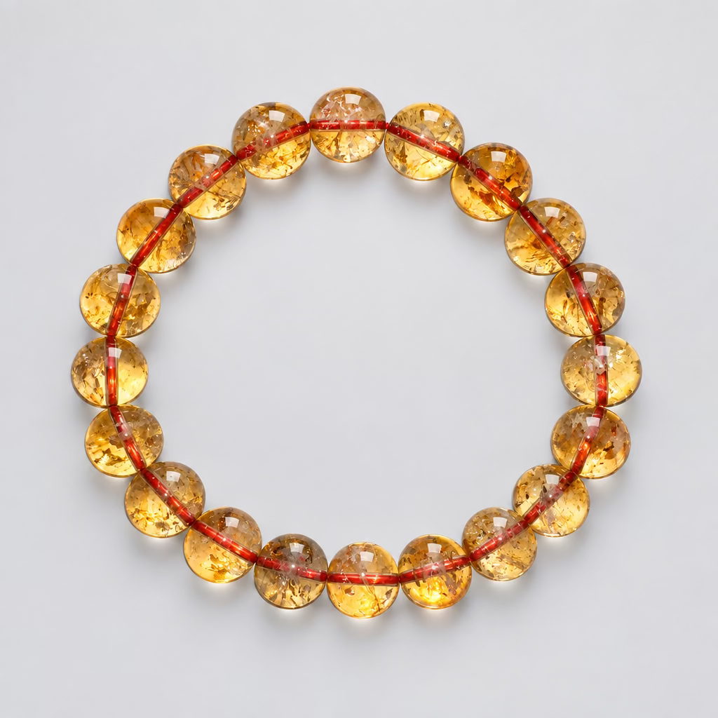 Yellow Asai Citrine (9/10M) Bracelet