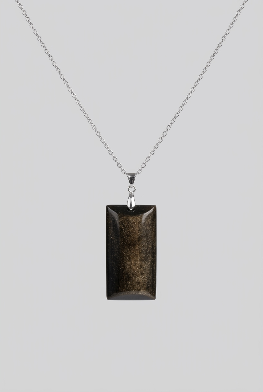 Obsidian Necklace Pendent