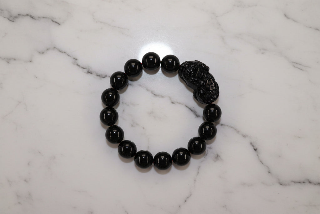 Black Obsidian Pixiu Bracelet