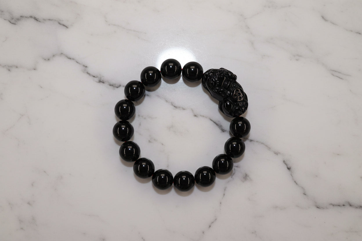 Black Obsidian Pixiu Bracelet