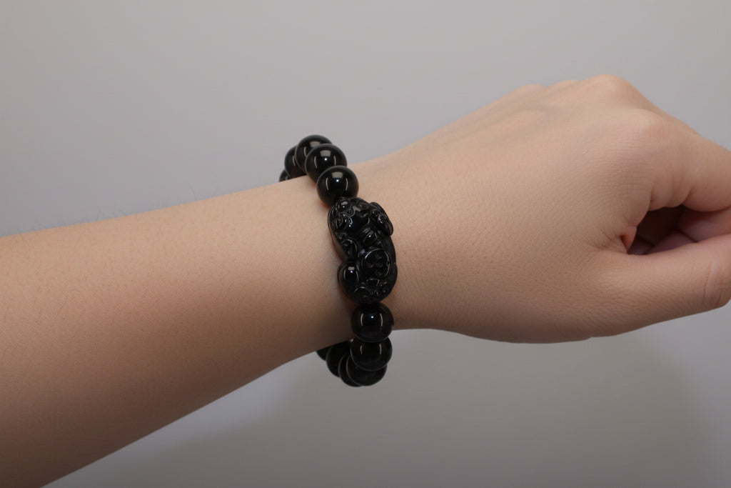 Black Obsidian Pixiu Bracelet