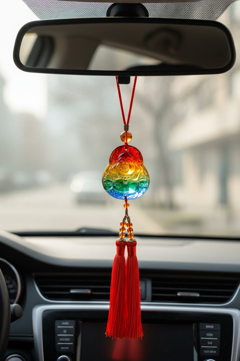 Golden Gourd Hollow Charm